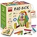 Produktbild bioblo Big Box Multi Mix mit 340 Stück, Nachhaltige Bunte Bauklötze für Kinder ab 3 Jahren, Holzbausteine Kinderspielzeug, STEM Montessori-Spielzeug für Stapel- & Balancierspiele