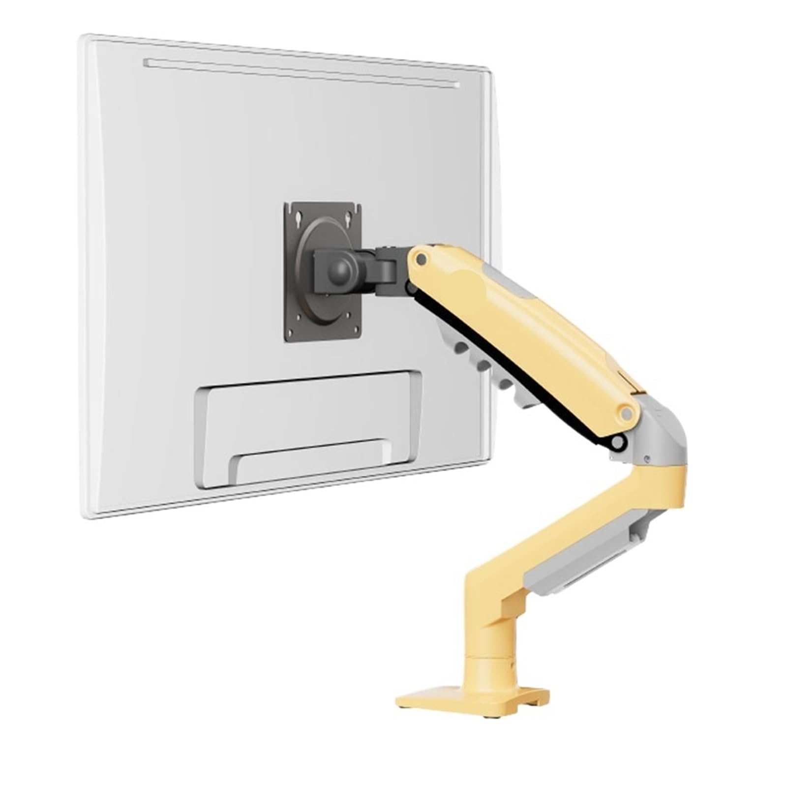 Ikpgbzxm Yellow F80 Monitor Stand With Telescopic And Rotation Adjustment(Yellow)