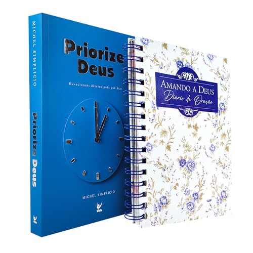 Kit Devocional Priorize Deus + Diário de Oração Minha Alma