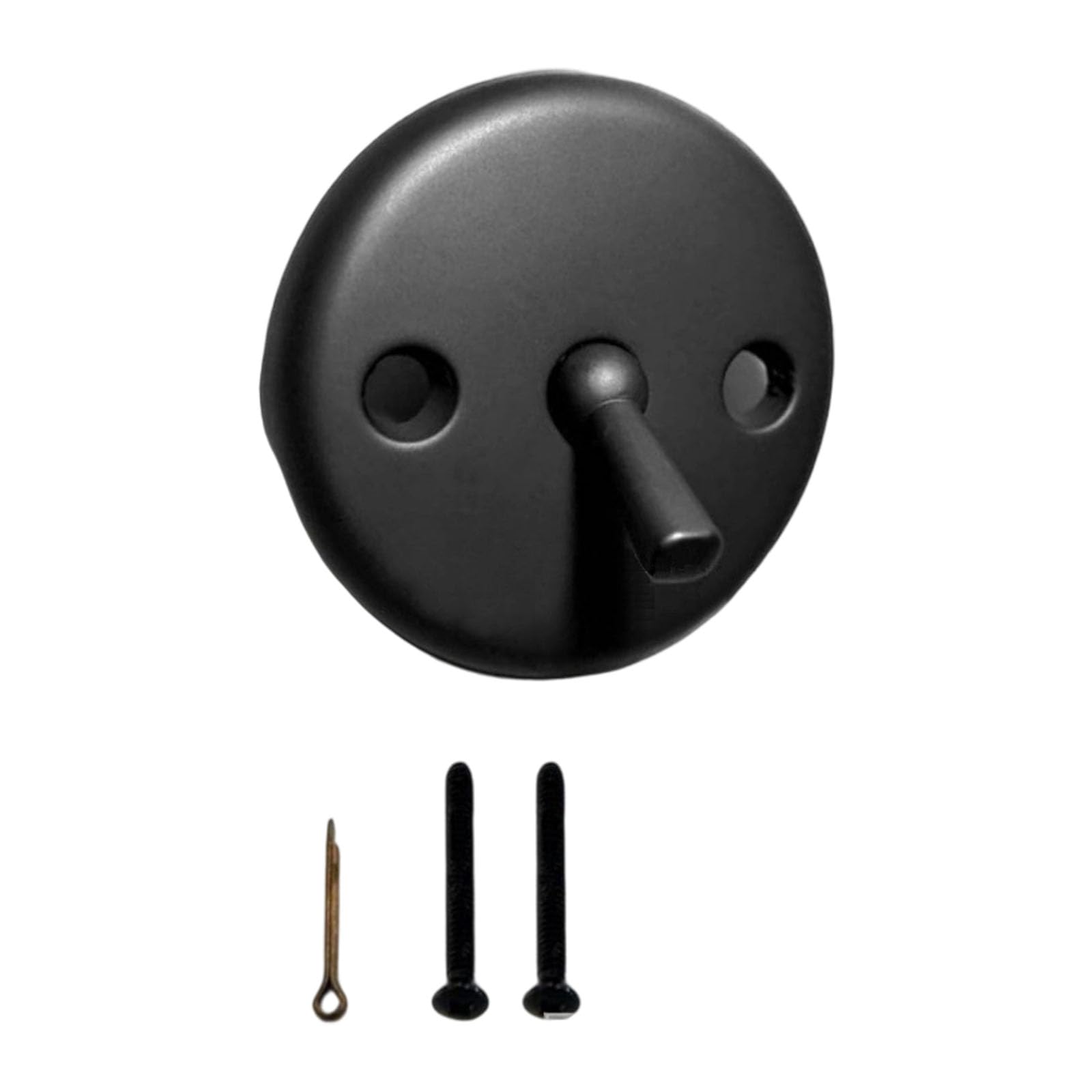 Hzbb Asian Black Anti-Clog Bathtub Drain Cover With Overflow, Quick-Drain Holes, Zinc Alloy For & Corrosionresistance (120) Bathtubs Replacement Part