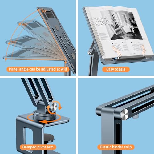 Support de tablette pour bureau ergonomique afin d'éviter le mal de cou - 3