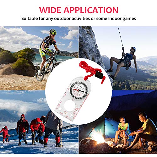 Bússola de navegação TOPmontain, bússola orientadora para meninos escoteiro, bússola de caminhada co