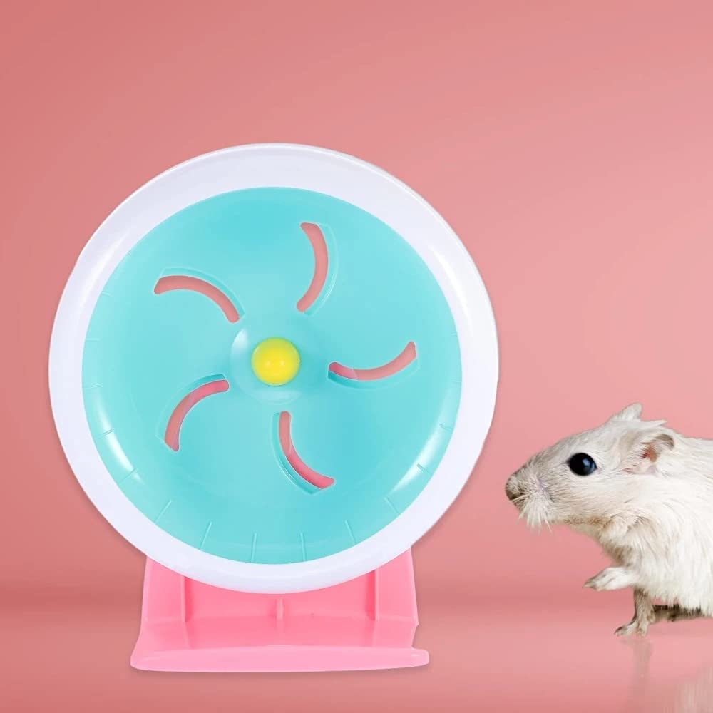 1 PC Hamster Silent Exercise Delicate Pet Plaything Plastic Running Wheel for Hedgehog Hamster Gerbil Pet Mice