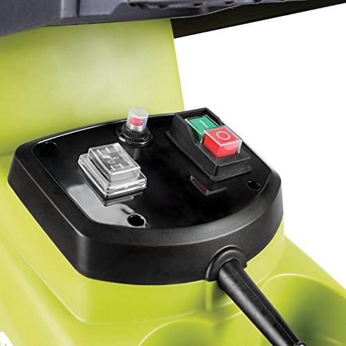 Sun Joe CJ603E 15-Amp 1.7-Inch Cutting Diameter Electric Silent Wood Chipper/Shredder, green
