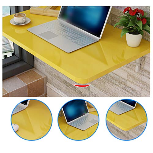 Bureau d'étude flottant jaune pour aménager un studio étudiant moderne - 4