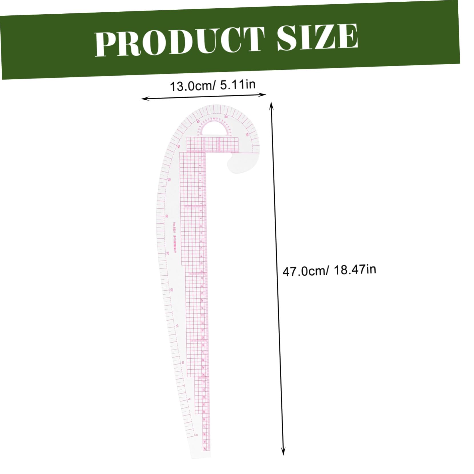 Nählineal für Zuschneiden und Anlegen aus Pvc und Edelstahl 14 Stück Multifunktionale Schnittmuster Lineale für Professionelle Näher und Designer