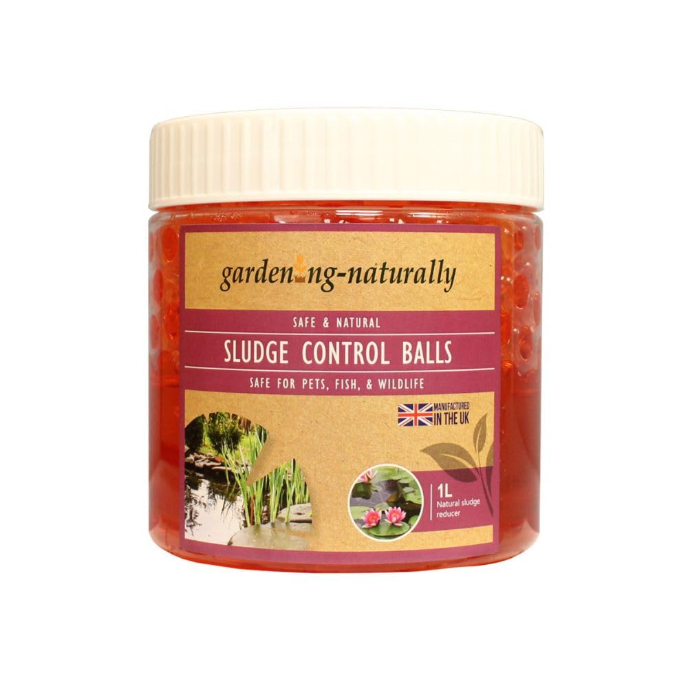 Pond Sludge Control Balls - Natural and Safe for Pets, Fish and Wildlife. Either 300ml or 1L Pack (1Litre)
