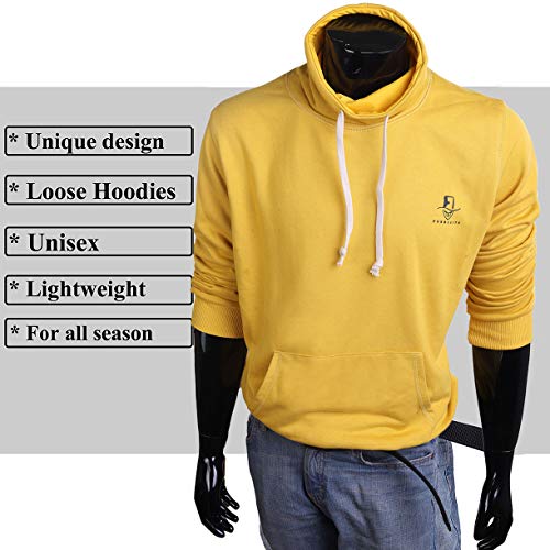FORBUSITE Mens Hooded Sweatshirt Pullover Hoodies for Men2