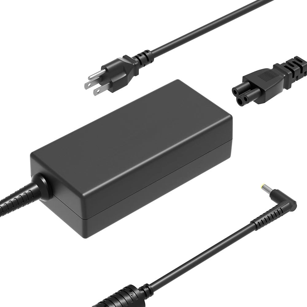 19V Adapter Power Cord For Acer LCD Monitor H236HL SA230 G276HL G246HL G206HQL S271HL S240HL G236HL S220HQL S242HL G226HQL S202HL S230HL G237HL Aspire 3 5 E15 E5 ES1 E1 E11 E3 E14 N15Q1 Laptop Charger