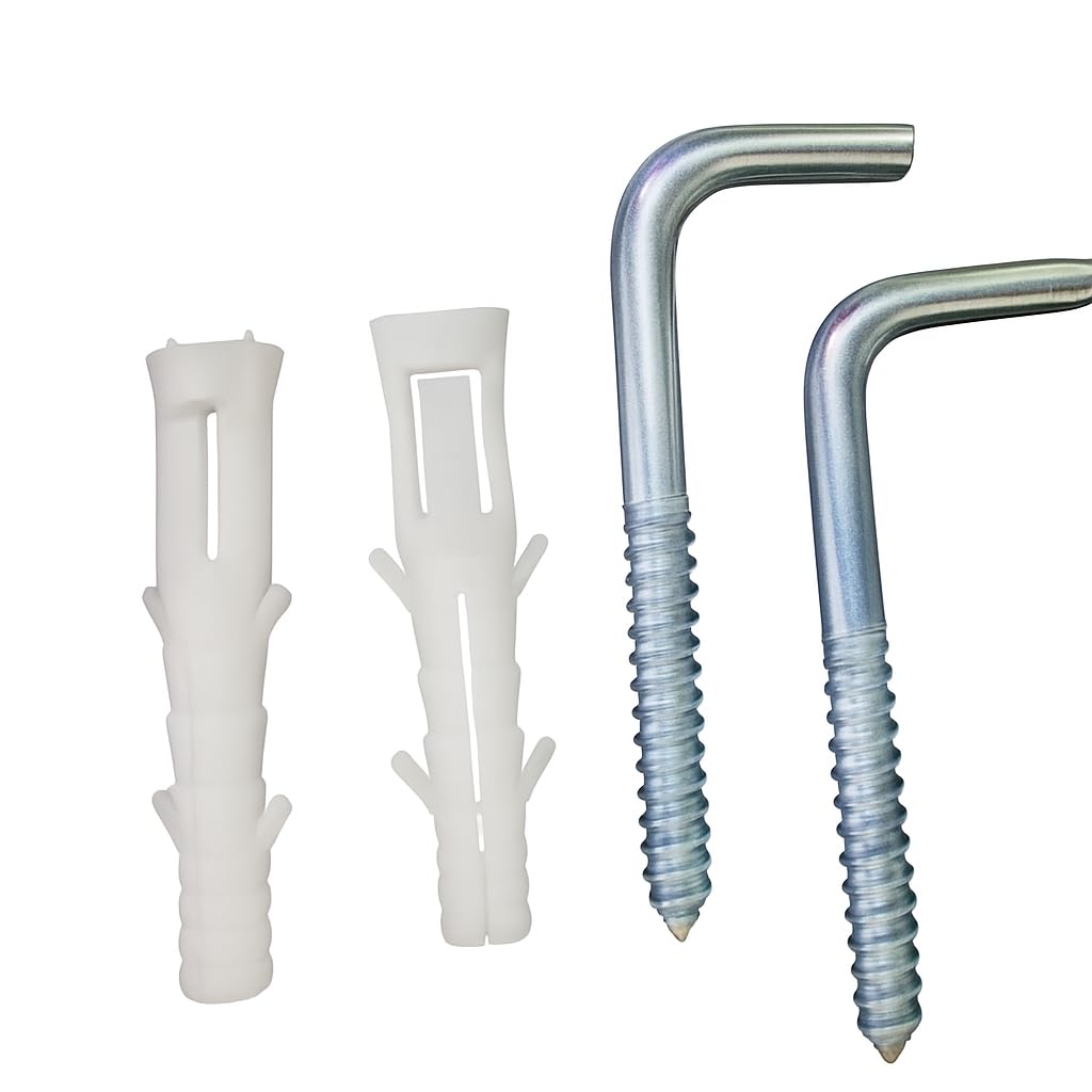 SOMA™ L Type Heavy Duty Electric Geyser Hanging Bolts Set, 8 mm Thick, 8.5 cm Long, 12 mm Hole Required-image-14