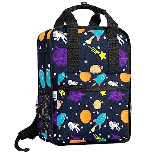 Sac à dos pour garçons avec motif fusée idéal pour la rentrée scolaire et le parc