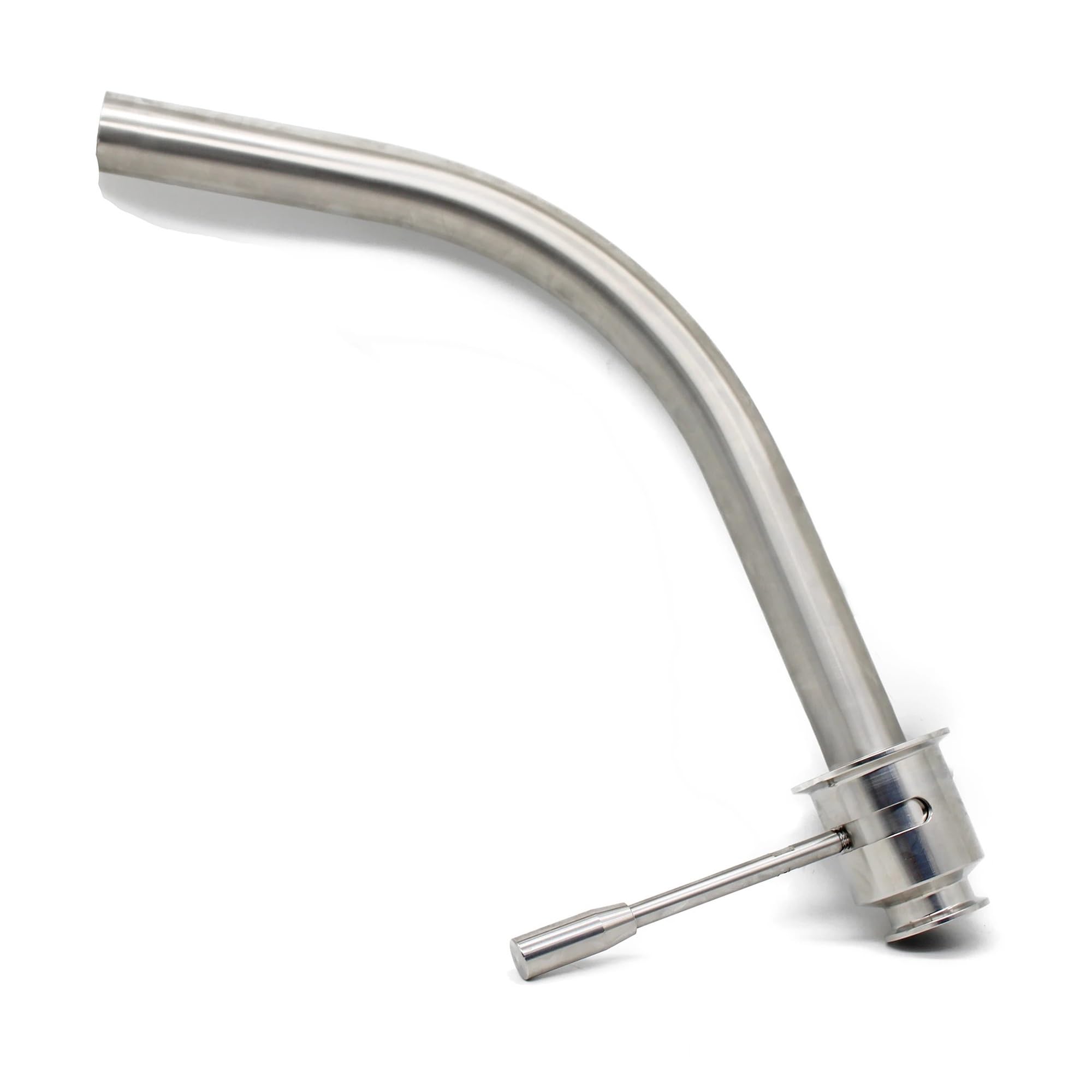 AARTERZZA SS304 Tri Clamp Racking Arm Valve 1.25" 180 Degree Safe Rotation Racking Arm Stainless Steel