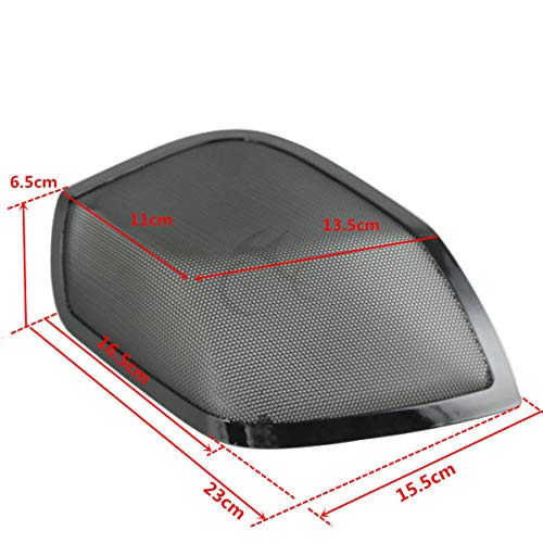 Rejilla para altavoz de tapa de alforja 5" x 7" para Harley Davidson Touring (2014-2024) miniatura 7