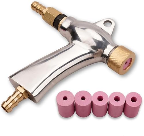 Pistola de chorro de arena de aire con chorro de arena de chorro de arena Kit de máquina de gabinete Piezas 5-8bar con 5 boquillas de cerámica