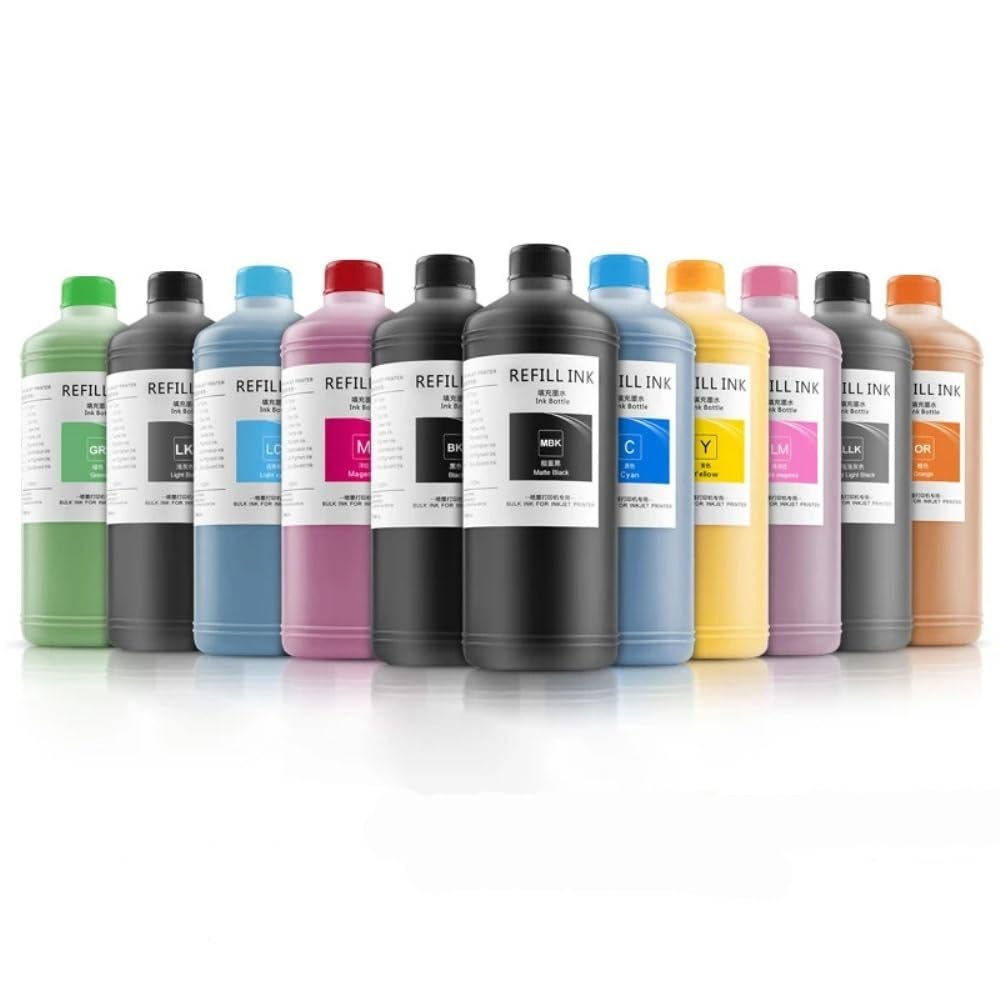 500Ml Tuszu Sublimacyjnego, Tuszu Termotransferowego - Kompatybilny Z Epson I3200 XP600 TX800 L1440 F1080(500ML-BK)