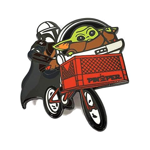 Mando&Child Enamel Lapel Pin Cover