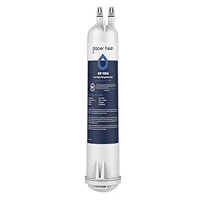 GLACIER FRESH EDR3RXD1 Refrigerator Water Filter, Compatible with 4396841, KAD3RXD1, WHR3RXD1, 4396841, 4396710, Filter 3, 46-9083,46-9030, 9030, 9083 Refrigerator Water Filter, 1 Pack