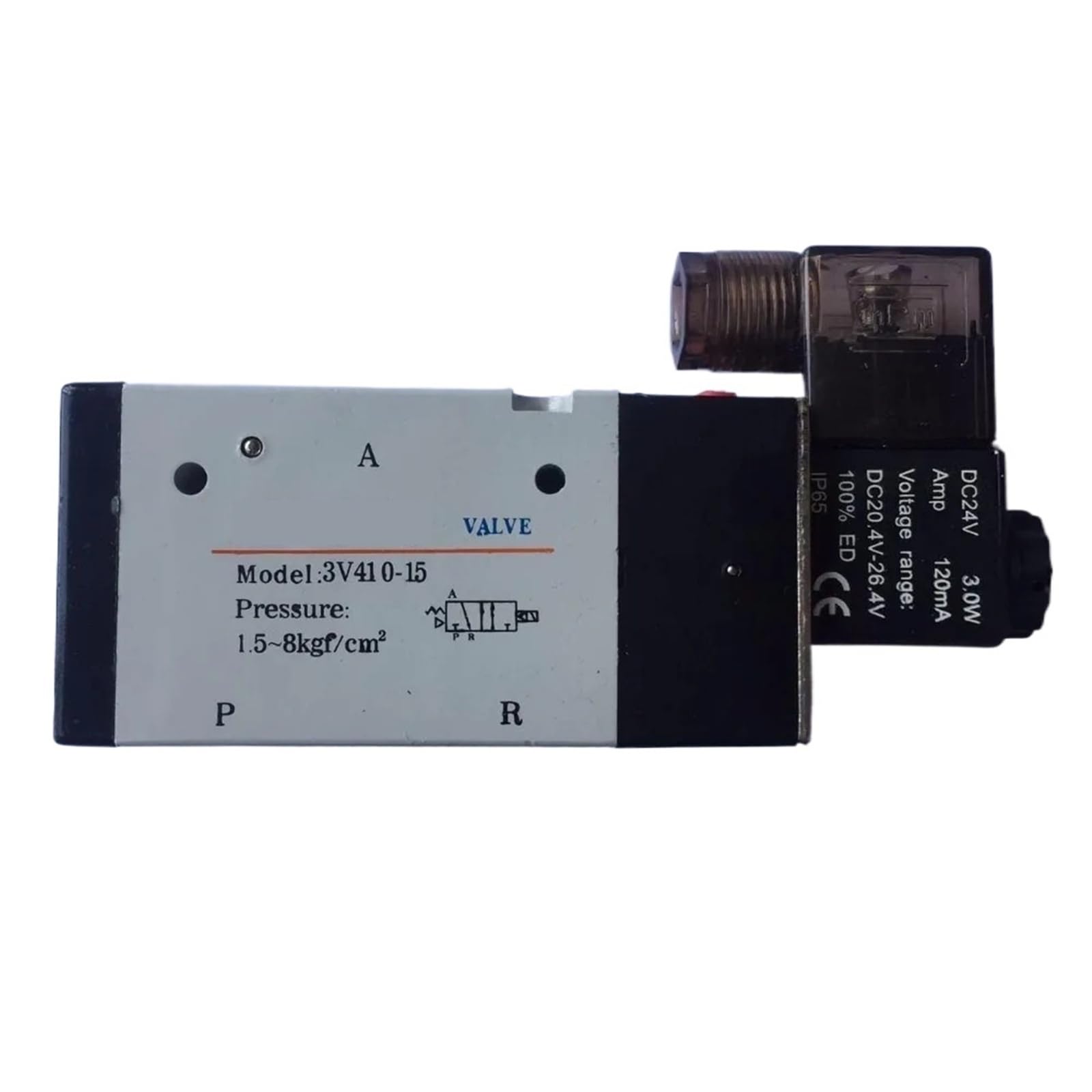 Électrovanne à air 3 ports 1/2" BSP 3V410-15 pour distributeur de commande