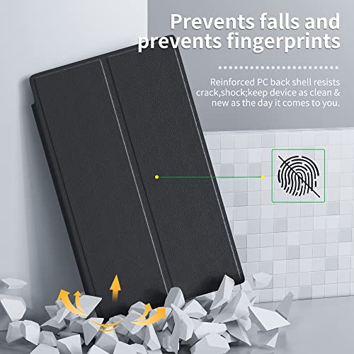 Tablet Case For Tjd M1011Qu Tablet, 10.1 Inch,Premium Pu, Hard Back Shell Protective Smart Cover #TOP4