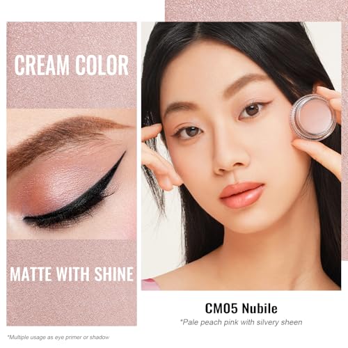 Oulac Matte Eyeshadow 3-in-1 Eyeshadow Eye Primer&Eyeliner Highly Pigmented Waterproof Smudge-proof Long Lasting Wear Smooth&Blendable Formula for Natural Look,Vegan & Cruelty-Free,CM05 - Image 3