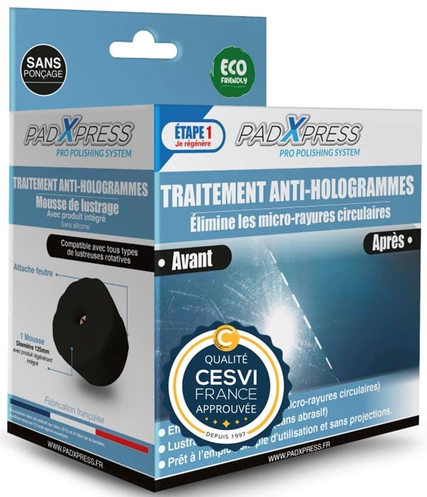 Anti-hologrammes de finition ultime pour supprimer le voile terne des vernis