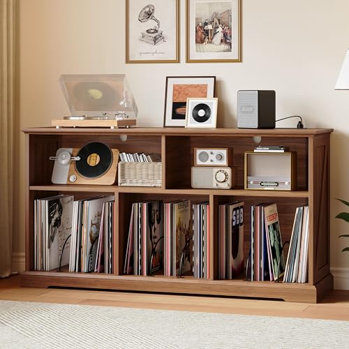 IRONCK 55" Mid-Century Record Stand