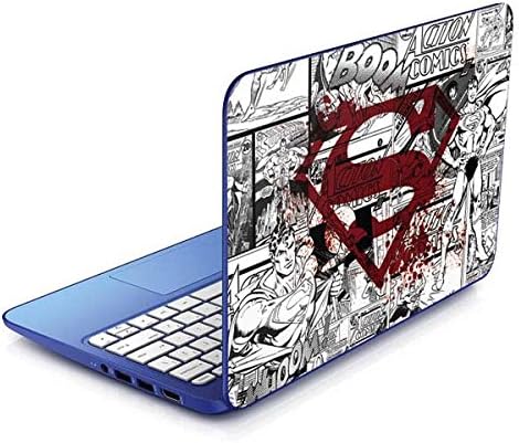 Skinit Decal Laptop Skin Compatible with Stream 11-d010nr 11.6in - Officially Licensed DC Comics Superman Official Logo Design