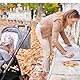 TENDS Wickelunterlage für unterwegs – wasserdicht, faltbar, waschbar und gepolstert, kompakt, ideal für Komfort und Sauberkeit des Babys, perfekte Windeltasche als originelles Geschenk für Neugeborene