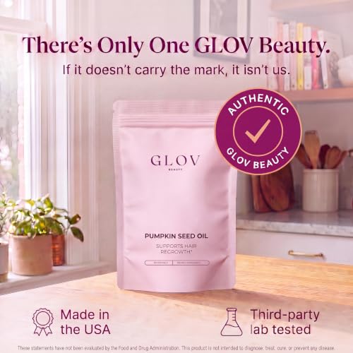 Glov Beauty Pumpkin Seed Oil Hair Wellness Softgels