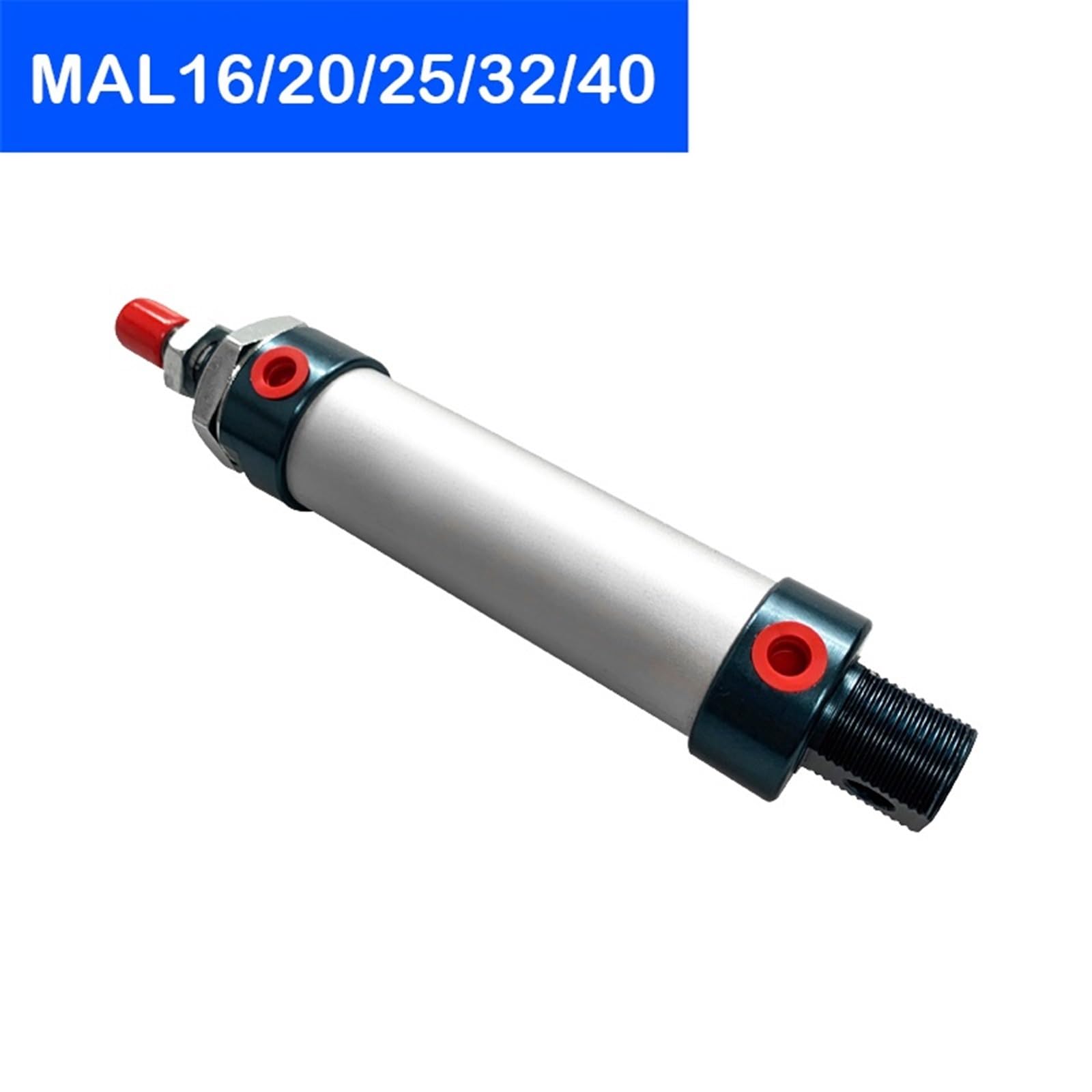 Mini-Kompaktzylinder Aus Alu, Doppeltwirkend, 20mm Bohrung, 100mm Hub – Zuverlässig Und Leise!
