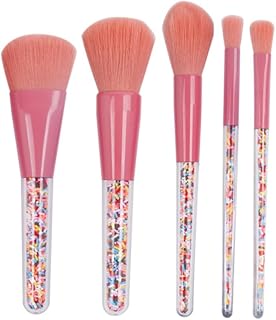 Healeved 5 Piezas juego de brochas de maquillaje equipo rostro para mujer brocha de maquillaje