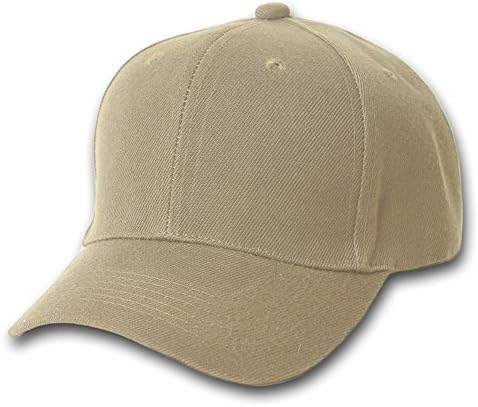 Plain Khaki Adjustable Hat at Amazon 