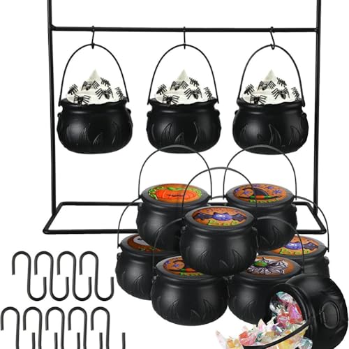Chaudron de sorcière kit de service pour distribution de friandises d'Halloween - 3