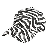 Dremokay Unisex Leopard Print Zebra Print Baseball Cap Hip Hop Cap Herren Damen Animal Print Sonnenhut Verstellbar Cap, colorD, One size