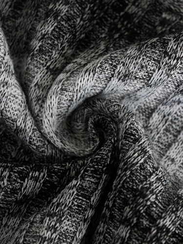 OYOANGLE Girl's Striped Print Long Flare Sleeve Scoop Neck Lettuce Trim Ribbed Knit Crop Tee Tops4