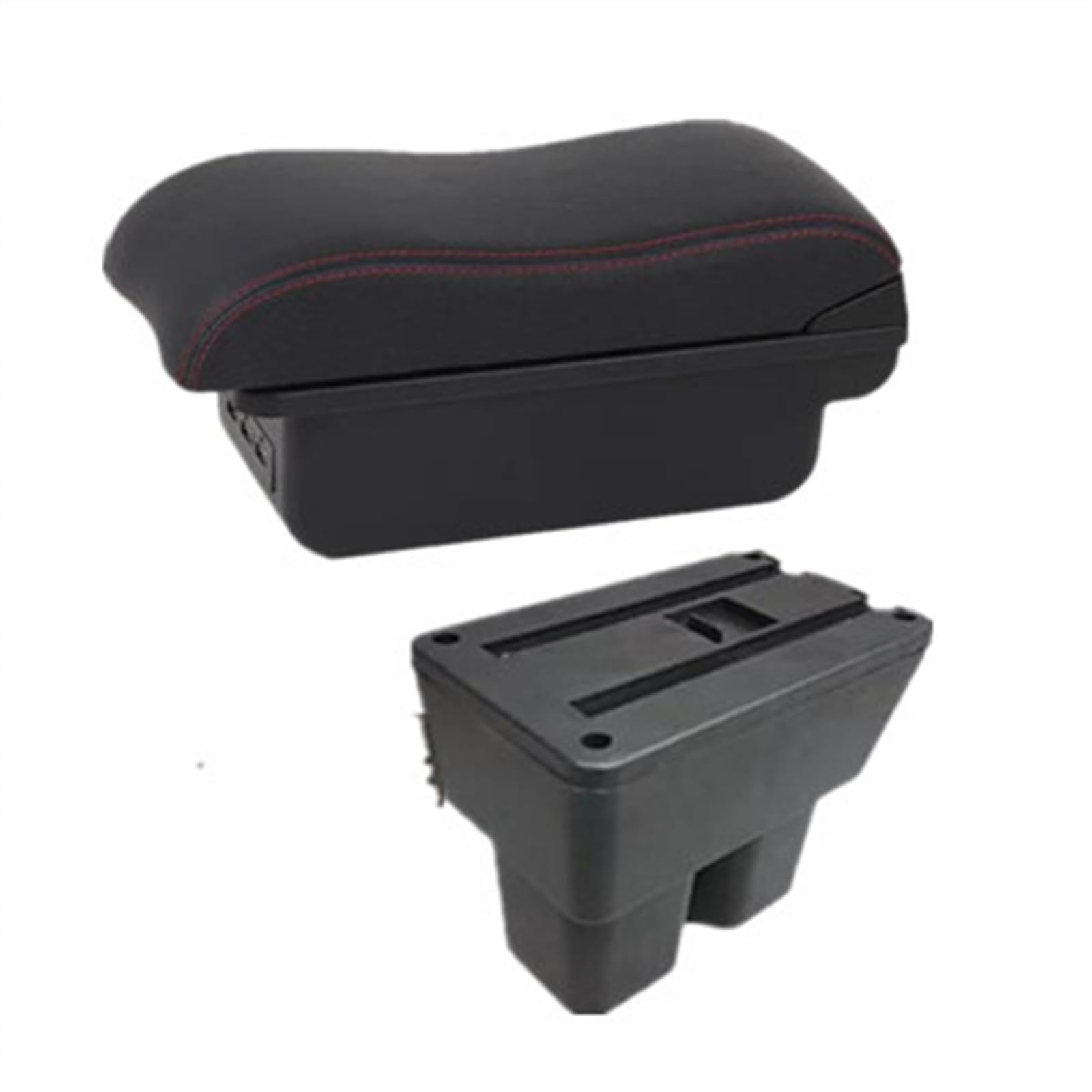 NOHEEU Car Armrest Box For Jimny JB74 Jb64w 2019-2024 Storage Dedicated Retrofit Accessories(B2 red line)