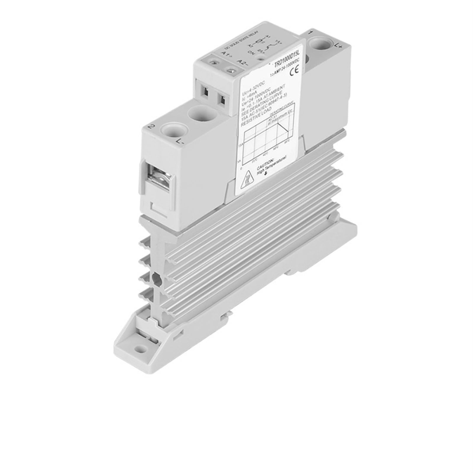 Commutateur de signal TRD1000D15L pour montage sur rail DIN industriel