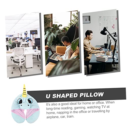 Almohada para cuello con capucha y soporte miniatura 2