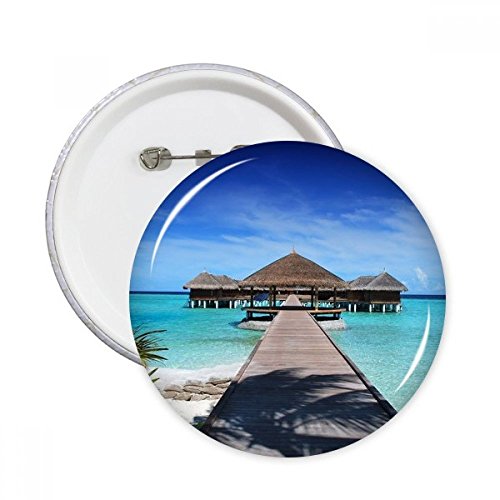 Badge Ocean House XXL pour masquer l'usure d'une veste en jean avec style grâce au motif nature