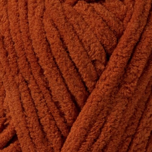 Utopia Crafts Cuddle Super Chunky Chenille Yarn Caramel, 100g 60m Ball, Fluffy, Soft & Easy to Use - Image 3