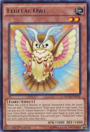 YU-GI-OH! - Fluffal Owl (NECH-EN018) - Los nuevos Challengers - 1 Edición - Raro