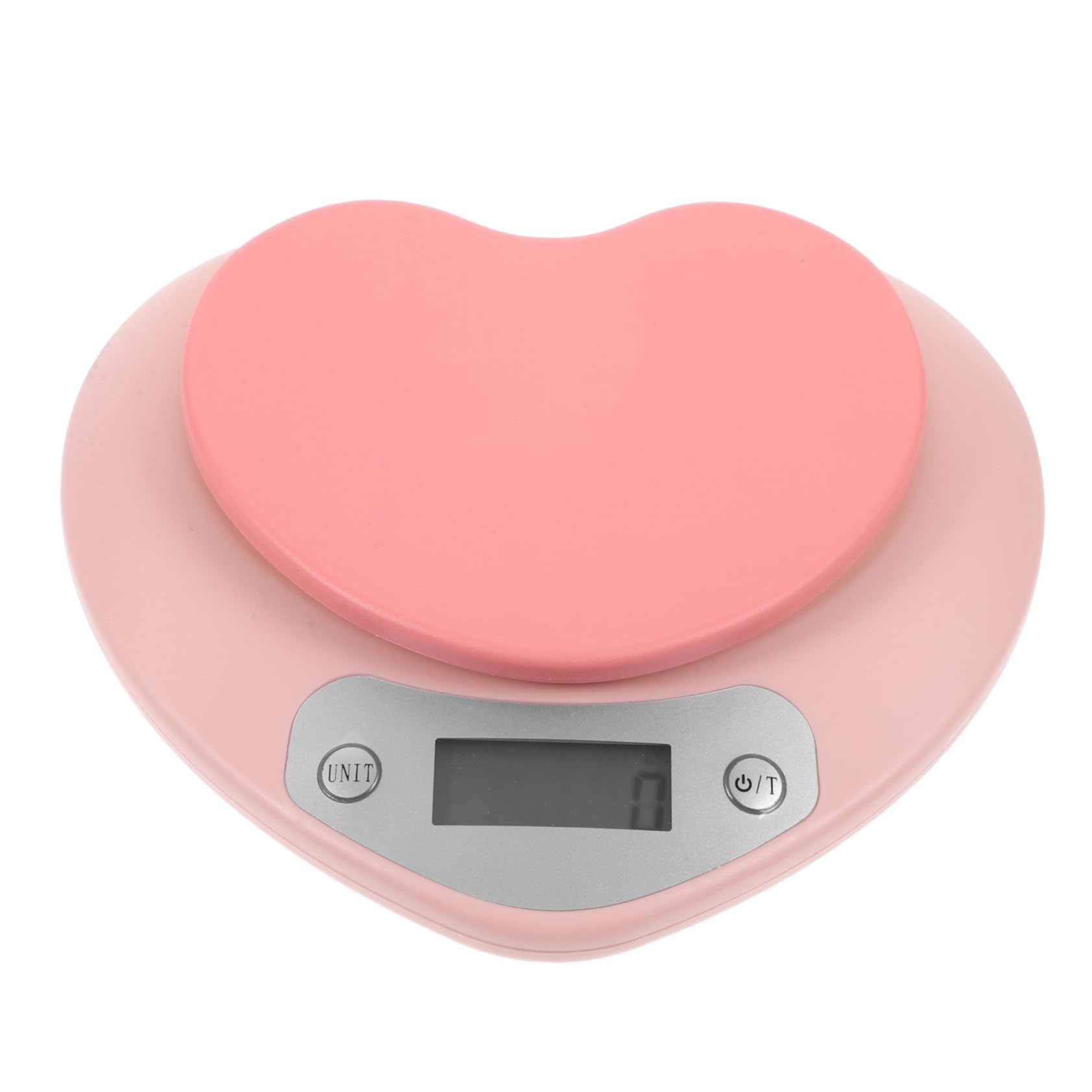 Báscula de Cocina Digital Portátil de Alta Precisión, Plástico | Rosa, Sensor de Alta Sensibilidad, Uso en Cocina y Tiendas, Diseño Práctico para Hornear