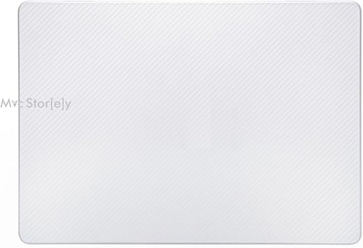 McStorey MacBook Air M1 Kılıfı A2337 A2179 A1932 Uyumlu 13.3 İnç Karbon Fiber Desenli Hard Case Sert Kapak Parmak İzi Bırakmayan İnce Hafif MacBook Air Kılıfı Şeffaf