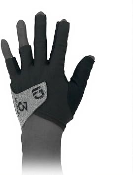 Fedor Gorst x 3seconds Five Finger Glove Black & Gray