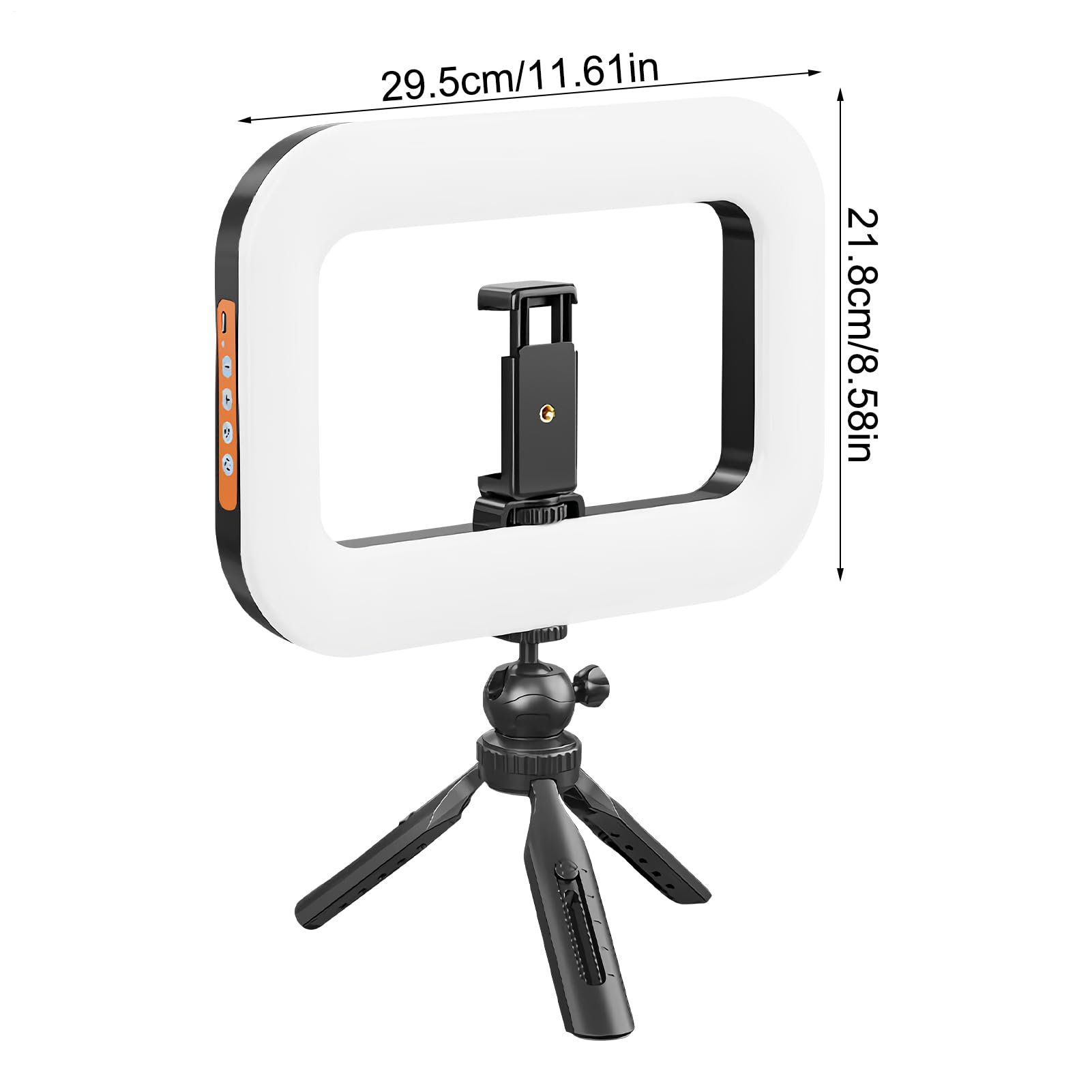 Selfie Stick Treppiede Con Luce Supporto Leggero Con Montatura A Treppiede