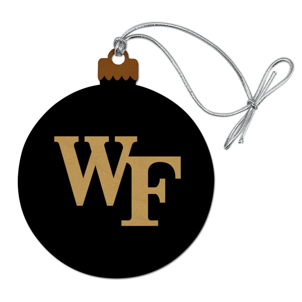 GRAPHICS & MORE Wake Forest University Primary Logo Wood Christmas Tree Holiday Ornament
