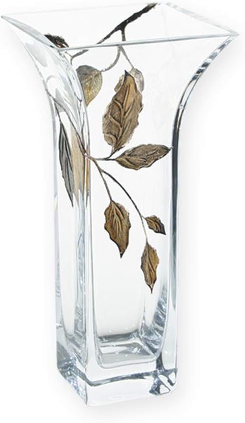 vetro dorato per vaso