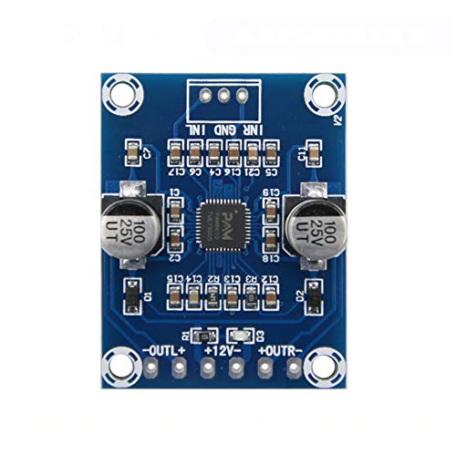 Taidacent XH-M200 ホームステレオアンプ PAM8610 デジタルパワーアンプ モジュール DC12V パワー 20W LCD TV オーディオアンプボード