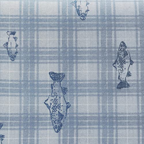 Image of Eddie Bauer - King Sheets, Cotton Percale Bedding Set, Crisp & Cool Home Decor (Methow Plaid Blue, King)