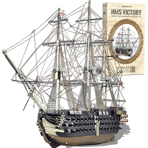 Puzzle 3D Métal Piececool HMS Victoire Cover